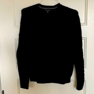 Banana Republic Cable Knit Sweater in Black